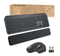 Logitech Master MX Keys Combo for Bussiness billentyűzet Egér mellékelve Irodai RF vezeték nélküli + Bluetooth QWERTZ Svájc Grafit