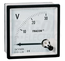 Analóg egyenáramú voltmérő  96×96mm, 450V DC