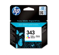 HP 343 Tri-color Original Ink Cartridge tintapatron 1 db Eredeti Standard teljesítmény Cián, Magenta, Sárga