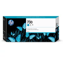HP 730 nagy kapacitású eredeti tinta - 300ml cián (P2V68A)