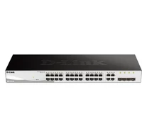 D-Link DGS-1210-28 hálózati kapcsoló Vezérelt L2/L2+ 1U Fekete