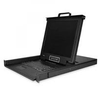 StarTech.com RKCONS1708K rack konzol 43,2 cm (17") 1280 x 1024 pixelek Acél Fekete 1U