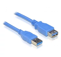 DELOCK kábel USB 5Gbps Type-A male / female hosszabbító 2m kék