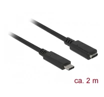 DELOCK kábel USB 10 Gbps Type-C male / female hosszabbító 2m 4K PD 60W