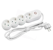 Entac ESERS15G45SW DESIGN ELOSZTÓ 4 FOGLALAT KAPCSOLÓVAL 5M 3G1,5
