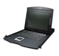 PLANET KVM-210-08M KVM kapcsoló Keretállvány Fekete