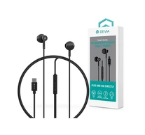 Devia Smart Series M2 Metal In-Ear sztereó fülhallgató - USB-C (Type-C), fekete