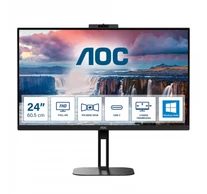 AOC V5 24V5CW/BK számítógép monitor 60,5 cm (23.8") 1920 x 1080 pixelek Full HD LED Fekete