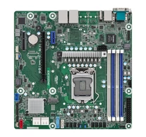 ASRock E3C252D4U, 1xSKT LGA1200, Intel E-2300, C252, 4xDIMM, SATA, 1xM.2, 2x1GbE, IPMI
