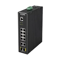 D-Link DIS-200G-12S hálózati kapcsoló Vezérelt L2 Gigabit Ethernet (10/100/1000) Fekete