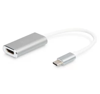 Digitus DA-70836 video átalakító kábel 0,2 M USB C-típus HDMI Ezüst