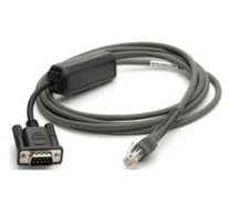 Zebra CBA-R10-S07ZBR soros kábel Fekete 2,13 M DB9 RJ-45