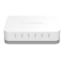D-Link GO-SW-5G Beállítást nem igénylő (unmanaged) Gigabit Ethernet (10/100/1000) Fehér