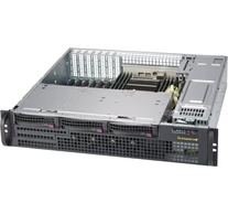 Supermicro CSE-825MBTQC-R802LPB számítógép ház Rack Fekete 800 W