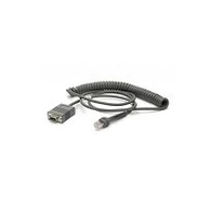 Zebra CBA-RF2-C09ZAR soros kábel Fekete 2,8 M RS232 DB9