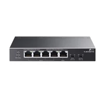 TP-Link TL-SG1005P-PD hálózati kapcsoló Gigabit Ethernet (10/100/1000) Ethernet-áramellátás (PoE) támogatása Fekete