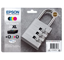 Epson Padlock C13T35964010 tintapatron 1 dB Eredeti Nagy (XL) kapacitású Fekete, Cián, Magenta, Sárga