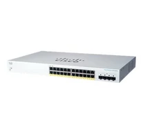 Cisco CBS220-24P-4G Vezérelt L2 Gigabit Ethernet (10/100/1000) Ethernet-áramellátás (PoE) támogatása 1U Fehér