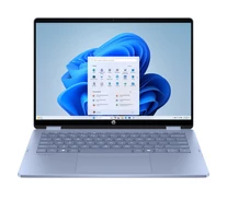 HP OmniBook 5 Flip 14-fp0004nw Intel Core 5 120U 2-in-1 Laptop 35.6 cm (14") 2K Touchscreen 16 GB LPDDR5 SDRAM 512 GB SSD Wi-Fi 6 (802.11ax) Windows 11 Home Blue