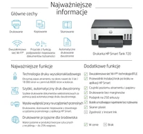 HP Smart Tank 720 All-in-One Thermal inkjet A4 4800 x 1200 DPI 15 ppm Wi-Fi