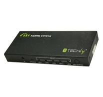 Techly IDATA HDMI-4K51 HDMI 1.4 5x1 4K60Hz kapcsoló távirányítóval