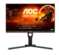 AOC G3 Q27G3XMN/BK számítógép monitor 68,6 cm (27") 2560 x 1440 pixelek 2K Ultra HD LED Fekete, Vörös