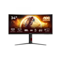 AOC G4 CU34G4 számítógép monitor 86,4 cm (34") 3440 x 1440 pixelek Wide Quad HD LED Fekete, Vörös