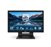 Philips B Line 222B9TA/00 számítógép monitor 54,6 cm (21.5") 1920 x 1080 pixelek Full HD LCD Érintőképernyő Asztali Fekete