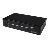 StarTech.com SV431DPU3A2 KVM kapcsoló Keretállvány Fekete