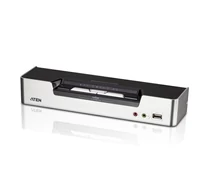 ATEN CS1642A KVM kapcsoló Keretállvány Fekete, Ezüst