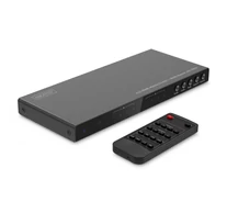 HDMI kapcsoló/mátrix 4/2-portos 4K/30Hz UHD HDCP 1.4 audio távirányítóval