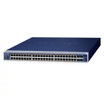 PLANET L3 48-Port 10/100/1000T 95W 802.3bt PoE + 4-Port 10G SFP+ Managed Switch Vezérelt Gigabit Ethernet (10/100/1000) Ethernet-áramellátás (PoE) támogatása 1U