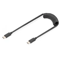 Digitus AK-300431-006-S USB kábel USB 2.0 1 M USB C 0,48 Gbit/s 60 W Fekete