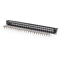 Digitus DN-91411-24 Moduláris patch panel, 24-portos, 24x DN-93615-tel felszerelve