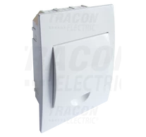 Süllyesztett elosztódoboz, fehér ajtóval, N/PE sínnel  1×6 modul, IP40, (H×W×D=200×150×66mm)