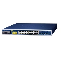 PLANET IGS-R4215-24P4X hálózati kapcsoló Vezérelt L2+ Gigabit Ethernet (10/100/1000) Ethernet-áramellátás (PoE) támogatása 1U Kék