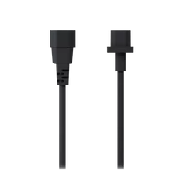 Ubiquiti C13-tól C14-ig Fonott Tápkábel 1.8m 10A/250V