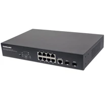 Intellinet 561167 hálózati kapcsoló Vezérelt Gigabit Ethernet (10/100/1000) Ethernet-áramellátás (PoE) támogatása Fekete