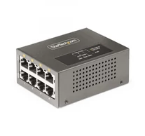 StarTech.com AS445C-POE-INJECTOR PoE adapter 2.5 Gigabit Ethernet, 5 Gigabit Ethernet, Fast Ethernet, Gigabit Ethernet