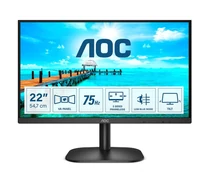 AOC B2 22B2H számítógép monitor 54,6 cm (21.5") 1920 x 1080 pixelek Full HD LED Fekete