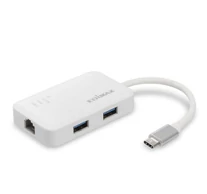 USB-C – 3 portos USB 3.0 Gigabit Ethernet hub