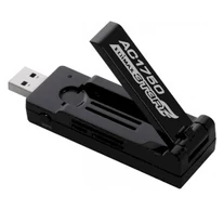 AC1750 kétsávos Wi-Fi USB 3.0 adapter 180 fokban állítható fekete antennával