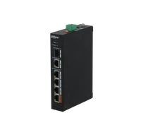 Dahua PFS3106-4ET-60-V2 4-portos PoE switch (kezelés nélküli)