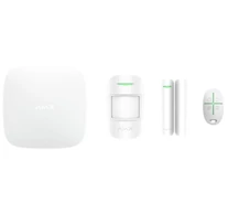 Ajax Systems 38168.56.WH1 Vezeték nélküli riasztórendszer StarterKit készlet (Hub + PIR mozgásérzékelő + mágneses érzékelő + távirányító) fehér