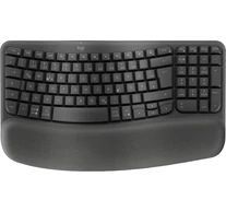 Logitech 920-012327 billentyűzet Irodai RF vezeték nélküli + Bluetooth QWERTZ Német Grafit