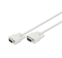 Digitus AK-610107-020-E soros kábel Bézs 2 M DSUB, 9-pin