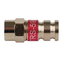 F-Csatlakozó 6.0 mm Dugasz Bronz