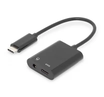 Digitus AK-300400-002-S dokkoló állomás és port replikátor USB 3.2 Gen 1 (3.1 Gen 1) Type-C Fekete