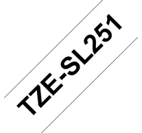 Brother TZESL251 címkéző szalag Fehéren fekete