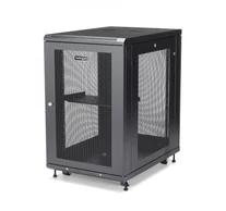 StarTech.com RK1833BKM állvány 18U Szabadonálló állvány Fekete